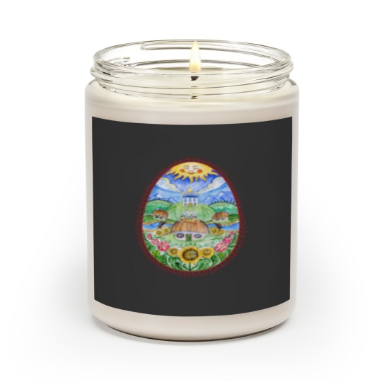 Pysanka Easter Scented Candles