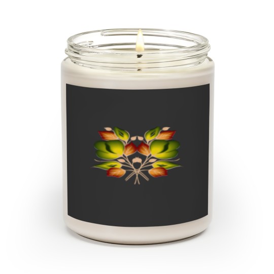Abstract Art Easter Pattern Scented Candles