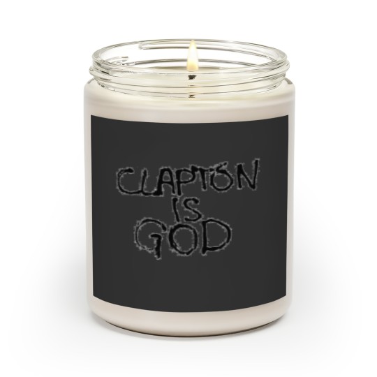 Clapton-is-GodLondon-subway-grafitti-Style Scented Candles