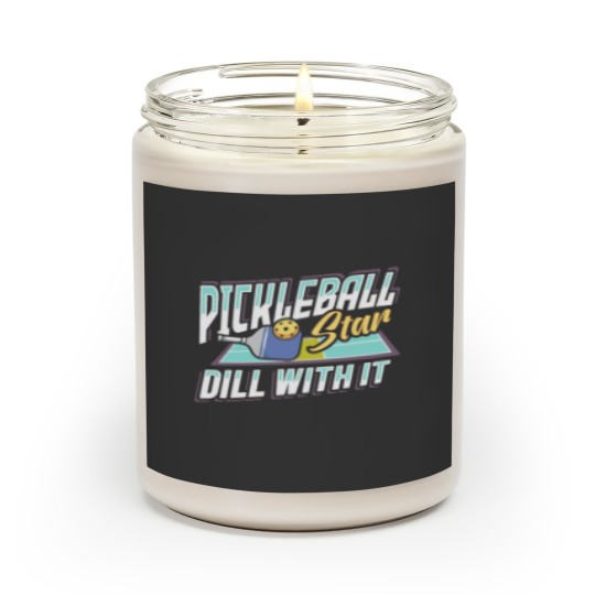 Pickle Ball Design for a Pickleball Player Scented Candles