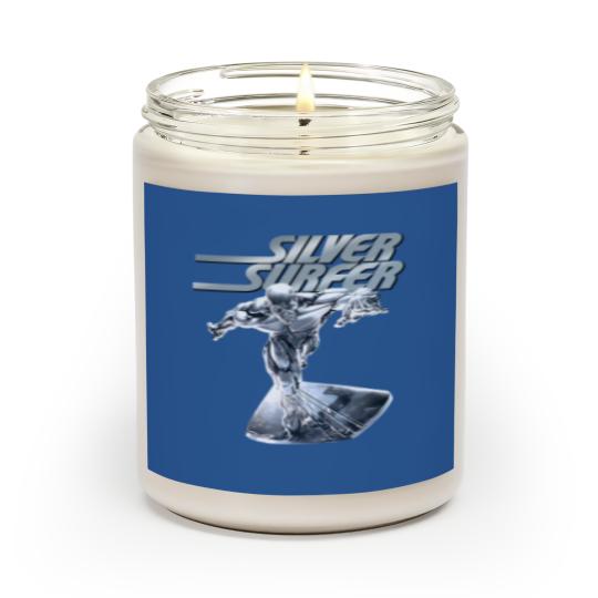 Silver Surfer Scented Candles, Vintage Style Scented Candles