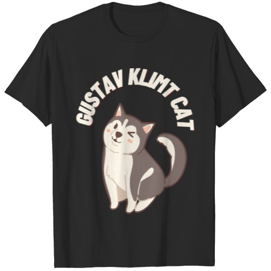 gustav klimt cat T-Shirts