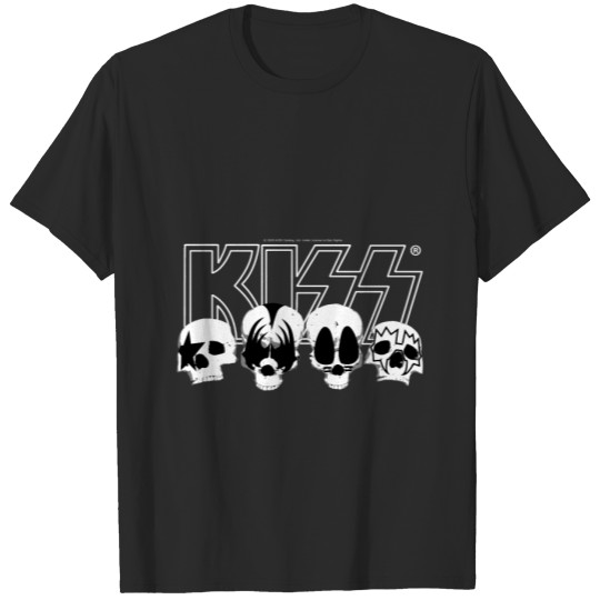 kisss Band Logo Skull Design T-Shirts