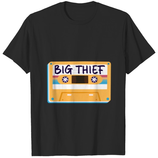 Big Thief Rainbow Cassette Tape Music Design Yellow T-Shirts