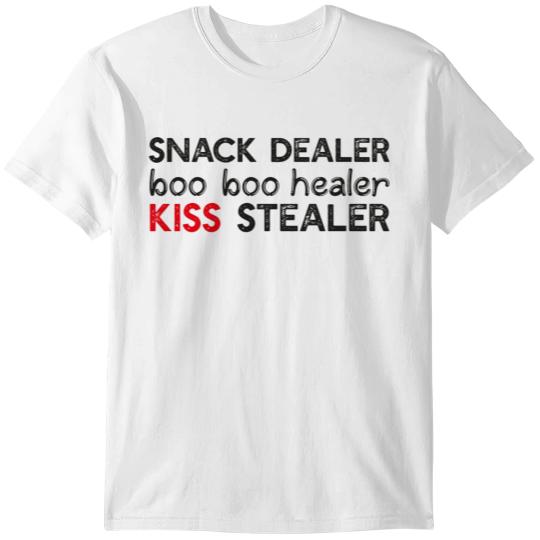 Snack Dealer Boo Boo Healer Kiss Stealer T-shirt
