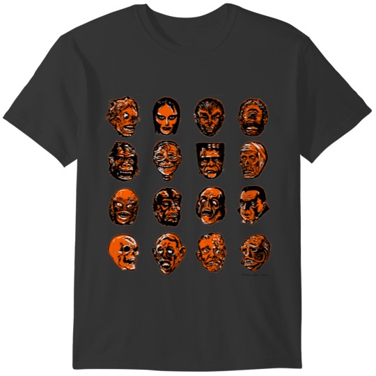 Halloween Monster Masks T Shirts
