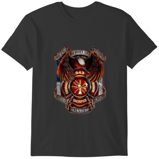 Firefighters Fireman True Heroes T Shirts