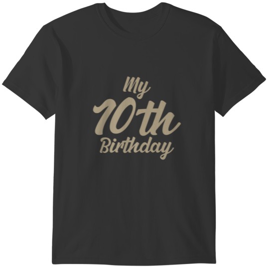 10Th Birthday 10 Years Old Bday 2012 10Th Birthday T Shirts