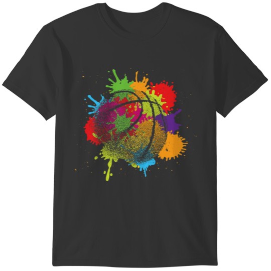 Colorful Basketball Basketball Players T Shirts