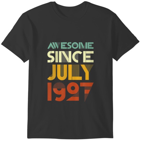 95Th Birthday Gift Awesome Since July 1927 95 Year T Shirts