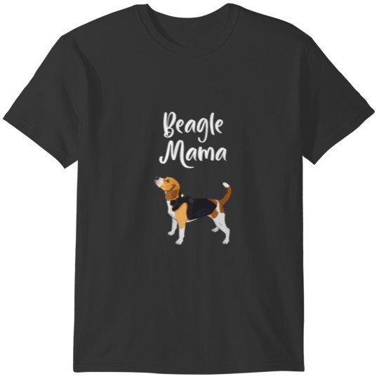 Beagle Mama Dog Mom Cute Womens Gift T Shirts