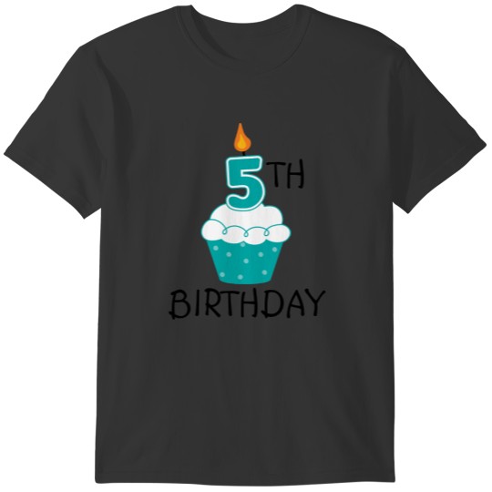 5th Birthday Kids T Shirts