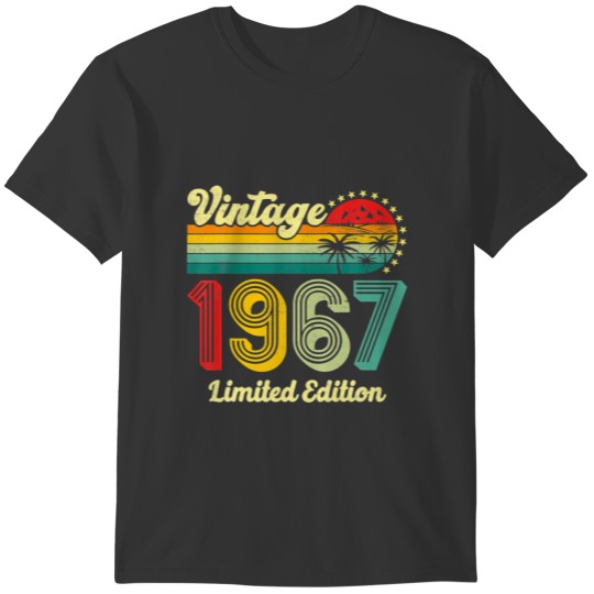 Turning 55 Birthday Decorations 55th BDay 1967 T Shirts