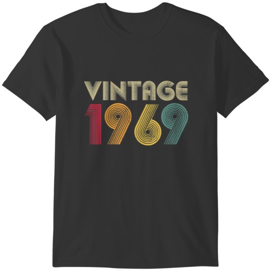 53rd Birthday Gift Vintage 1969 Classic Mom Dad T Shirts