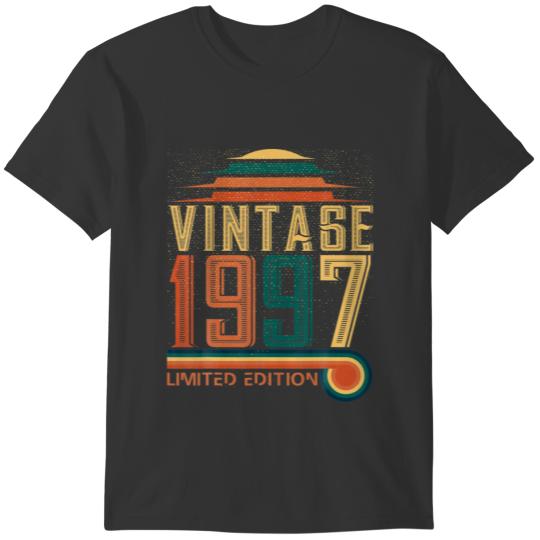 Limited Vintage 1997 Edition 25Th Birthday 25 Year T Shirts