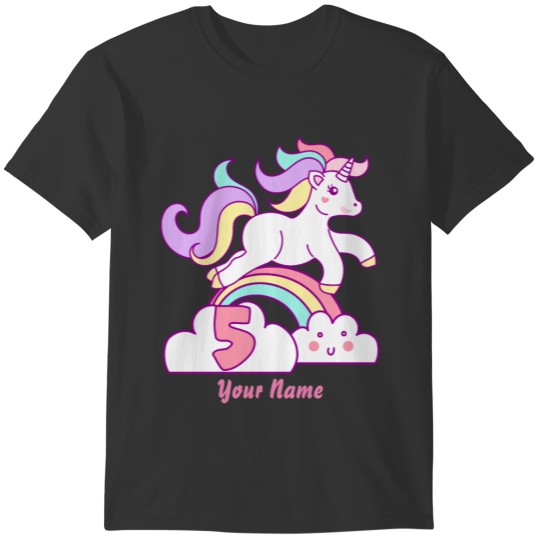 Unicorn 5th Birthday T Shirts