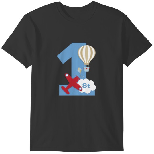 Airplane 1st birthday T Shirts