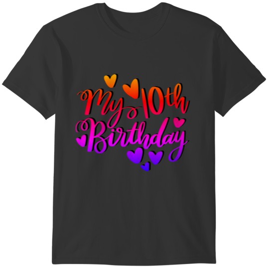 Girl 10th birthday  T Shirts