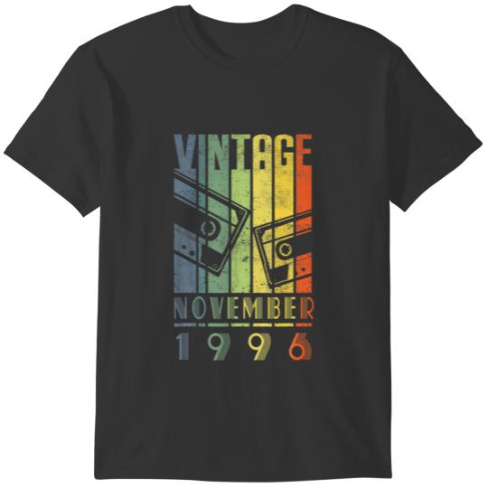 November 1996 Retro Vintage 25 Birthday 25 Years O T Shirts
