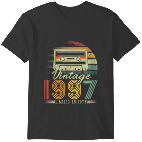 Vintage 1997 Retro Cassette 1997 25Th Birthday 25 T Shirts