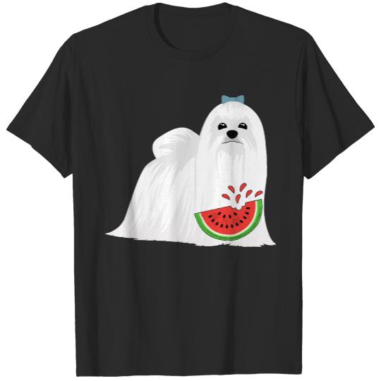Maltese Watermelon  Shirt Maltese Watermelon T Shirt Funny Gift for men women kids   1228 T-Shirts