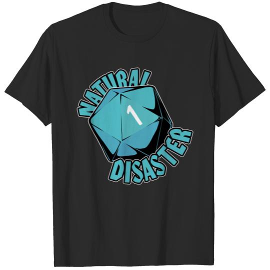 Natural Disaster  Blue T-Shirts
