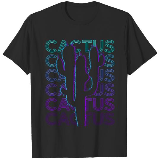 Cactus T- Shirt Cactus Cacti Retro Gift T- Shirt T-Shirts
