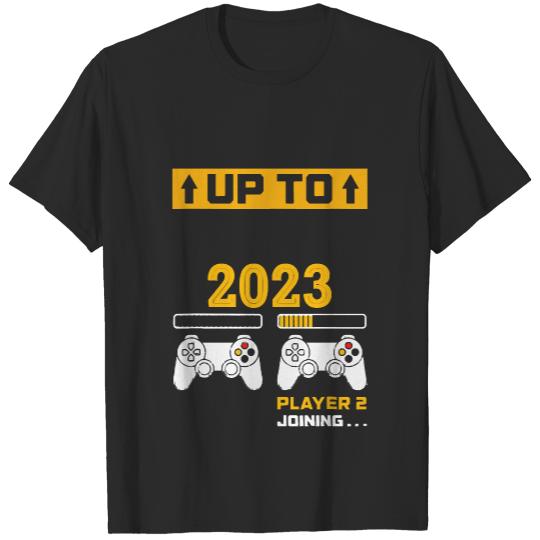 I Leveled Up To Daddy 2023 Fathers Day I Leveled Up To Daddy 2023 Soon To Be Dad Fathers Day T-Shirts