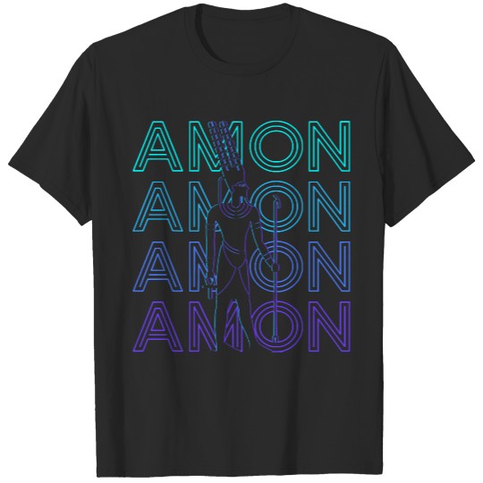 Amon T- Shirt Amon Egyptian God Ancient Egypt Retro Amon Gift T- Shirt T-Shirts
