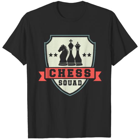 Chess T- Shirt Board Game Player Chess Squad Club Team T- Shirt T-Shirts