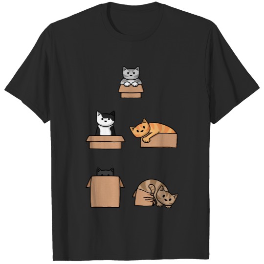 Cats  Shirt Cats In Boxes  143143 T-Shirts