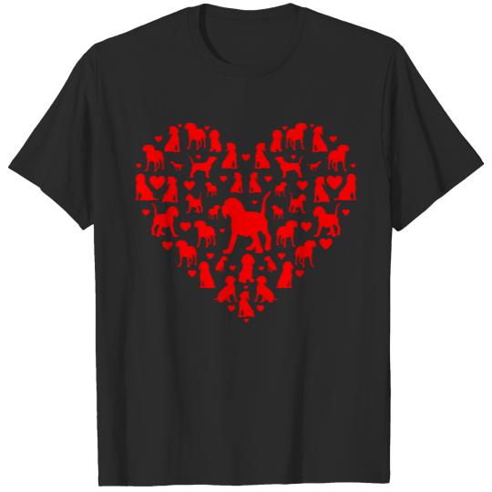 Valentines Day Beagles Hearts Love Dog Lover Valentines Day T-Shirts