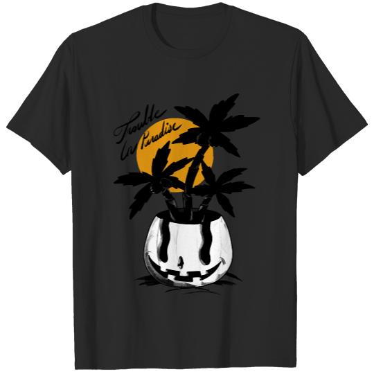 Jack O Lantern T- Shirt Trouble in Paradise T- Shirt T-Shirts
