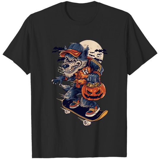 Warewolf In Halloween Warewolf in halloween T-Shirts