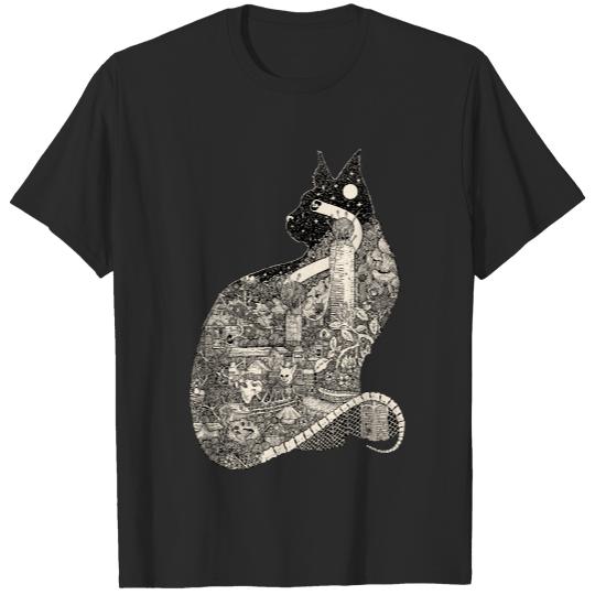 Cat T- Shirt Jurrasic purr T- Shirt T-Shirts