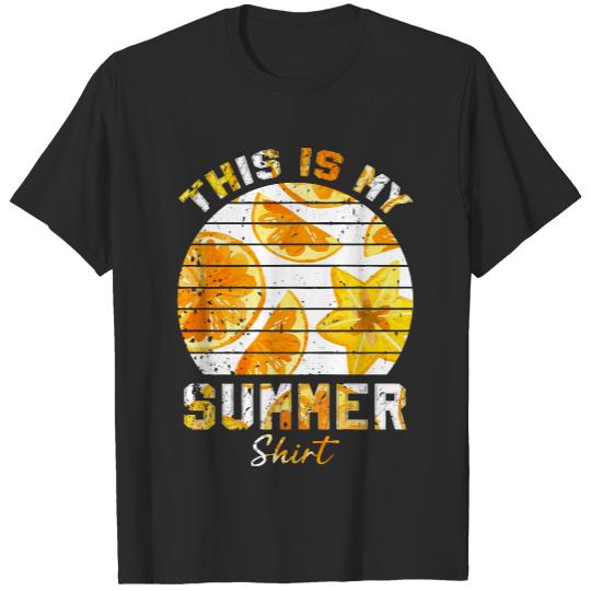 Summer  Shirt This Is My Summer Retro watermelon summer Gift watermelon lovers   1753 T-Shirts