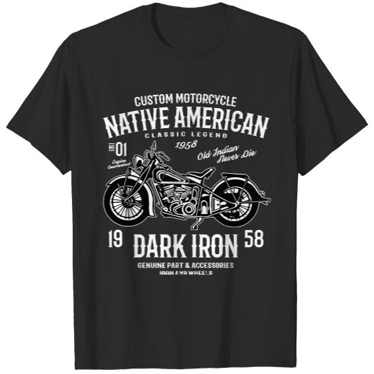 Native Americans T- Shirt Native American Dark Iron T- Shirt T-Shirts