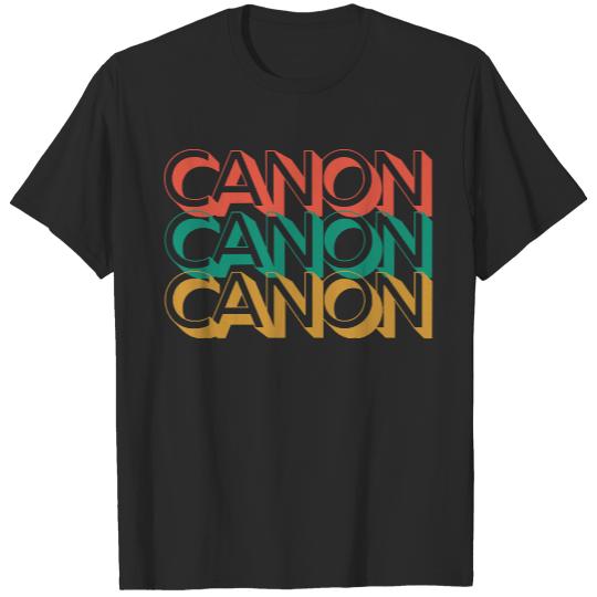 Canon T- Shirt Retro Canon T- Shirt T-Shirts