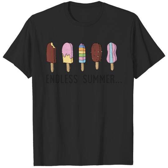 Summer T- Shirt Summer quotes with cute icecream T- Shirt T-Shirts