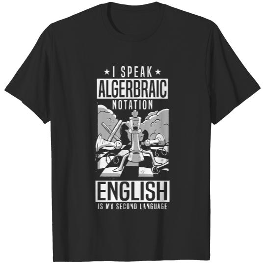 Chess T- Shirt Chess Club Algebraic Notation - Chessboard Chess T- Shirt T-Shirts