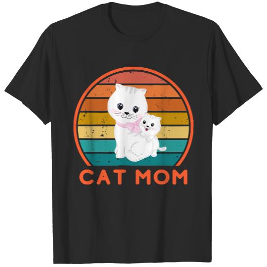 Cat Moms Cat Mom - Funny T-Shirts