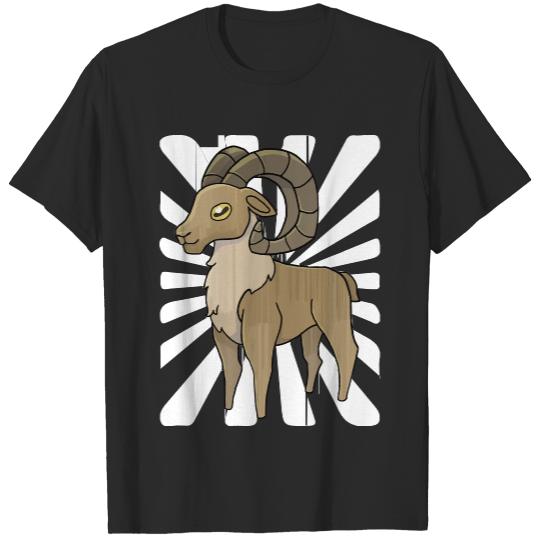 Wild T- Shirt Cartoon Wild Sheep Kids Wild Sheep T- Shirt T-Shirts