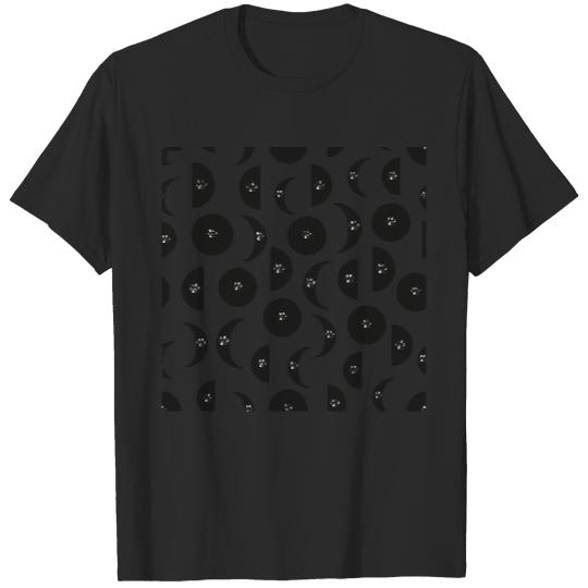 Moon Phases With Paw Prints Moon phases with paw prints T-Shirts