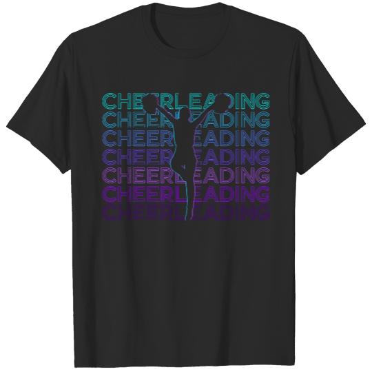 Cheerleading T- Shirt Cheerleading Cheerleader Retro Gift T- Shirt T-Shirts