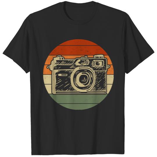 Photography T- Shirt Photograph Retro Photographer Camera Photography T- Shirt T-Shirts