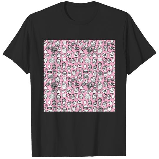Candy T- Shirt Candy Pattern T- Shirt T-Shirts