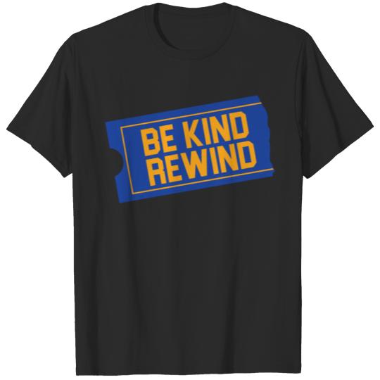 Blockbuster Movie Be Kind Rewind 80s Movies Retro VHS 90s Video Funny by BodMobTees T-Shirts