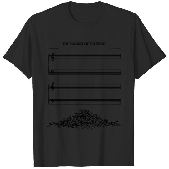 The Sound Of Silence Art Music T-Shirts