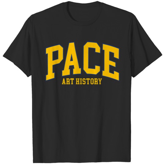 pace art history - college font curved T-Shirts