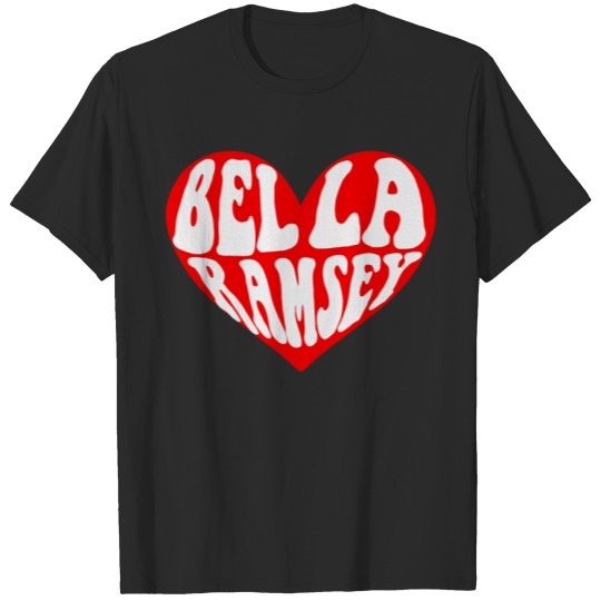 bella ramsey heart T-Shirts